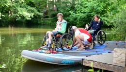 Inklusionssport Stand Up Paddle