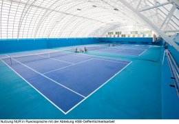 Empty Tennis Court