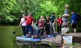 Inklusionssport Stand Up Paddle