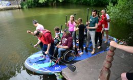 Inklusionssport Stand Up Paddle