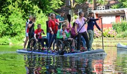 Inklusionssport Stand Up Paddle
