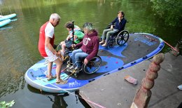 Inklusionssport Stand Up Paddle