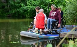 Inklusionssport Stand Up Paddle