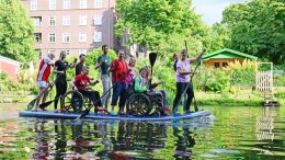 Inklusionssport Stand Up Paddle
