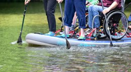 Inklusionssport Stand Up Paddle